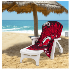 Devils OFFICIAL NHL "Psychedelic" Beach Towel