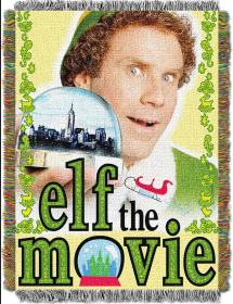 Elf - Elffin Movie Licensed Holiday throw blanket