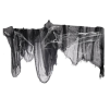 Halloween Black Creepy Cloth, For Halloween Party Supplies Haunted Houses Outdoor Yard Wall Doorways Decoration