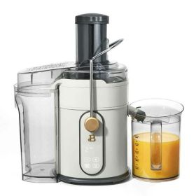 5-Speed 1000W Electric Juicer with Touch Screen; White Icing