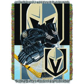 Golden Knights OFFICIAL National Hockey League, "Home Ice Advantage" 48"x 60" Woven Tapestry Throw by The Northwest Company