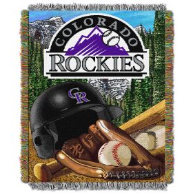 Rockies OFFICIAL Major League Baseball, "Home Field Advantage" 48"x 60" Woven Tapestry Throw by The Northwest Company