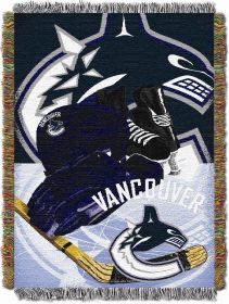 Canucks OFFICIAL National Hockey League, "Home Ice Advantage" 48"x 60" Woven Tapestry Throw by The Northwest Company