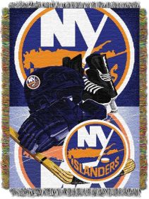 Islanders OFFICIAL National Hockey League, "Home Ice Advantage" 48"x 60" Woven Tapestry Throw by The Northwest Company