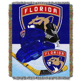 Panthers OFFICIAL National Hockey League, "Home Ice Advantage" 48"x 60" Woven Tapestry Throw by The Northwest Company