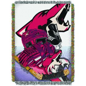 Coyotes OFFICIAL National Hockey League, "Home Ice Advantage" 48"x 60" Woven Tapestry Throw by The Northwest Company