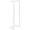 vidaXL Towel Rack White 9.8"x7.9"x37.4" Steel