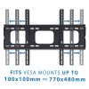 Fixed TV Wall Mount | Fits 32"-60" TVs | VESA 750 x 450 Max