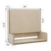 Wall Mounted Table Multifunctional Folding Wall-Mounted Laptop Desk Writing Table Fold Down Desk for Home Office, wood color XH