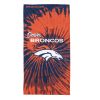 Broncos OFFICIAL NFL "Psychedelic" Beach Towel;  30" x 60"