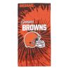 Browns OFFICIAL NFL "Psychedelic" Beach Towel;  30" x 60"