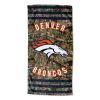 Broncos OFFICIAL NFL Realtree "Stripes" Beach Towel;  30" x 60"