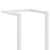 vidaXL Towel Rack White 9.8"x7.9"x37.4" Steel