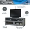 Durbin TV Stand for TVs up to 75in; Grey