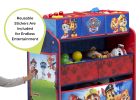 Paw Patrol 4-Piece Toddler Playroom Set â€“ Includes Table; 2 Chairs & Toy Bin; Blue