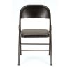 Vinyl Folding Chair (4 Pack); Black