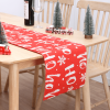 Holiday Party Christmas Table Flag Double Printing Snowman Table Mat