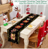 Christmas Tree Pine Needles Safflower Table Runner Wedding Decor Table Cover Christmas Decoration Holiday Party Tablecloth