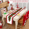 Christmas Tree Pine Needles Safflower Table Runner Wedding Decor Table Cover Christmas Decoration Holiday Party Tablecloth