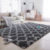 Indoor Rectangle Geometric Contemporary Area Rugs For Living Room Bedroom Plush Carpet; 5'x8'