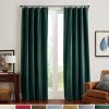 Velvet Blackout Curtains 84 inches Length Thermal Insulated Soft Drapes for Bedroom Living Room Rod Pocket Window Curtains 2 Panels