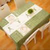 Nordic style ins net red grid table flag table cloth waterproof oil proof wash free table cloth tea table mat PEVA wholesale