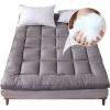 Mattress Topper Pad Quilted Mattress Cover Bed Protector King Queen Full Twin Size