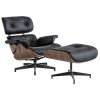 High grade vintage 8 layer leather plywood ergonomic design office chair