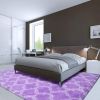 Indoor Rectangle Geometric Contemporary Area Rugs For Living Room Bedroom Plush Carpet; 5'x8'