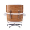 High grade vintage 8 layer leather plywood ergonomic design office chair