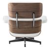 High grade vintage 8 layer leather plywood ergonomic design office chair