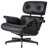 High grade vintage 8 layer leather plywood ergonomic design office chair