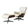 High grade vintage 8 layer leather plywood ergonomic design office chair